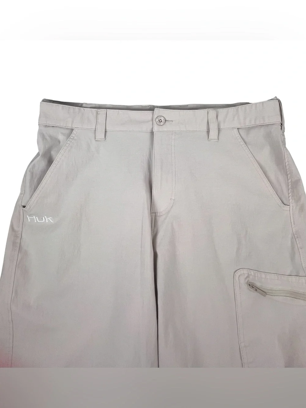 Huk Performance Fabric Fishing Shorts Men's XL Pockets Quick Dry Stretch Outdoor
